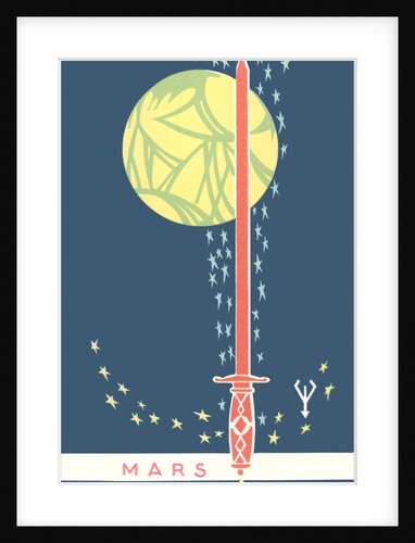 Mars -- Planet, Sword and Stars by Anonymous