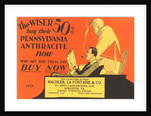 Advertisement for Coal by Anonymous