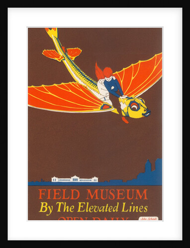 Poster for Field Museum with Children on Giant Koi by Anonymous