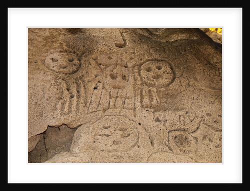 Prehistoric rock engravings of Taino CultureDominican Republic by Anonymous