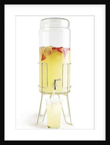 Lemonade in beverage dispenser by Anonymous