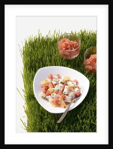 Watermelon and scallop ceviche by Anonymous