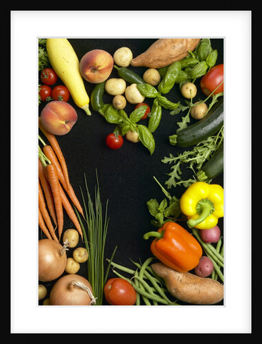 Mixed fruit and vegetables by Anonymous