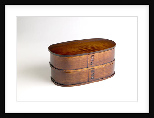 Oval bento box by Anonymous