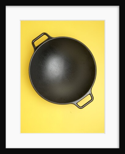Cast iron wok by Anonymous