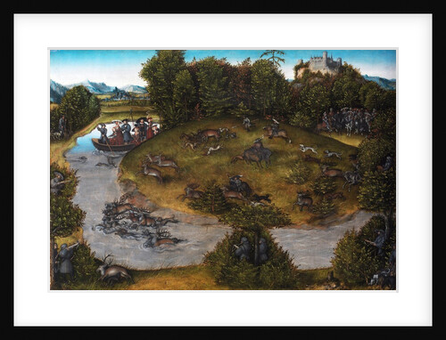 The Stag Hunt of the Elector Frederic the Wise of Saxony by Lucas Cranach the Elder