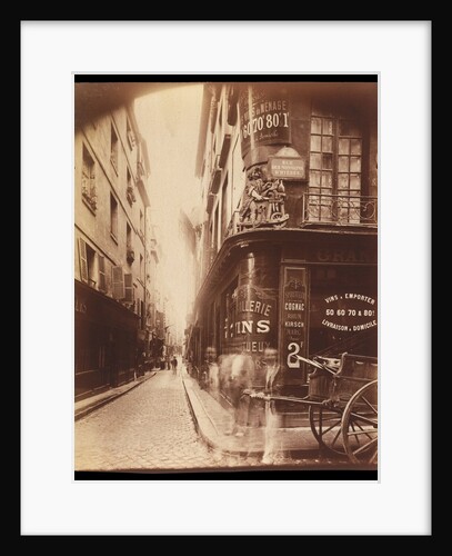 Rue des Nonnains d'Hyères with a Wine Merchant by Jean Eugène Auguste Atget