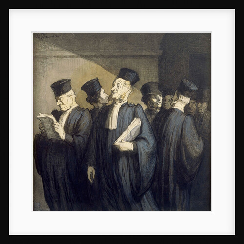 Avant l'Audience by Honore Daumier