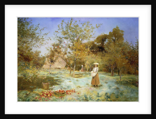 Young Girl in an Orchard by Duncan MacKellar
