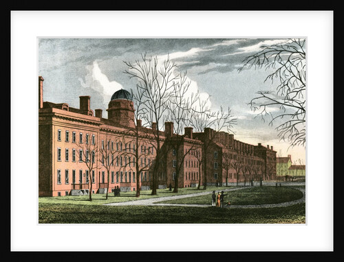 American Colleges Series: Columbia University and College Green in 1830. by Anonymous