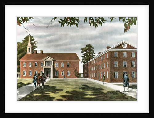 American Colleges Series: University of Pennsylvania in 1765. by Anonymous