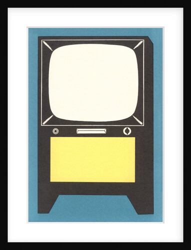 Blank Television Set by Anonymous