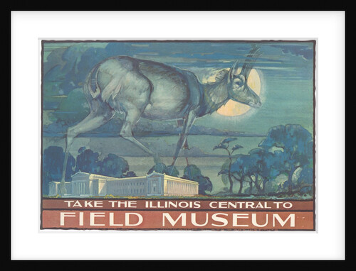 Poster for Field Museum with Horned Antelope by Anonymous