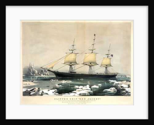 Clipper Ship Red Jacket by Currier & Ives