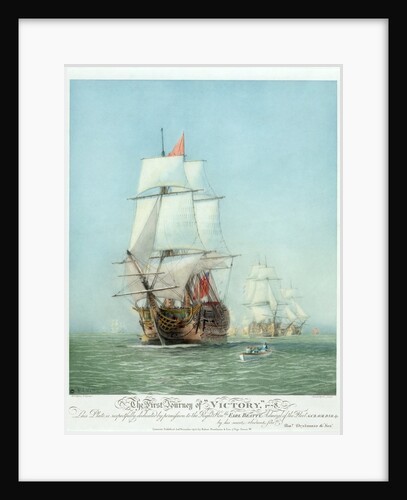 The First Journey of â€˜Victory,' 1778 by Anonymous