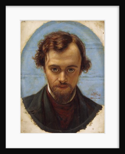 Portrait of Dante Gabriel Rossetti by William Holman Hunt