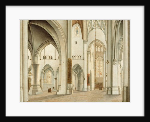 Interior of St. Bavo Cathedral, Haarlem by Pieter Saenredam