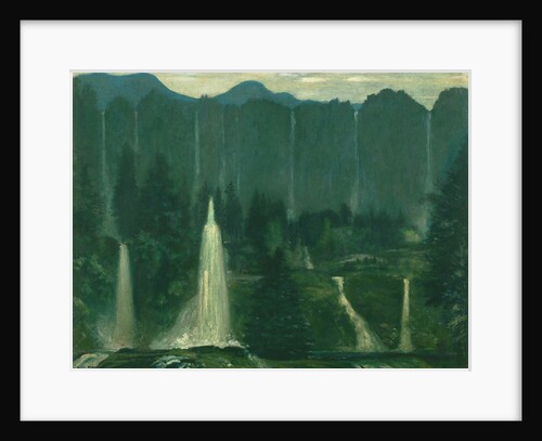 Many Waters (Waterfalls) by Arthur Bowen Davies