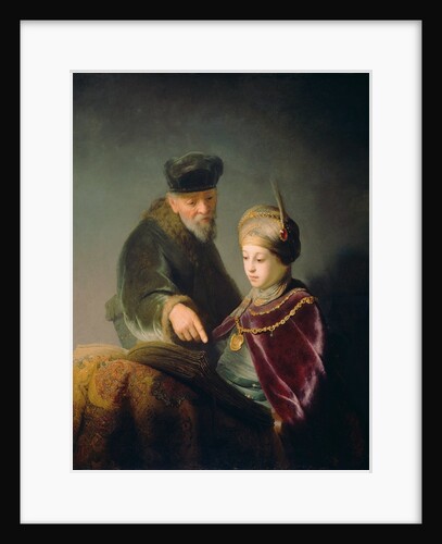 A Young Scholar and his Tutor by Rembrandt van Rijn