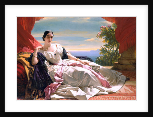 Portrait of Leonilla, Princess of Sayn-Wittgenstein-Sayn by Franz Xaver Winterhalter