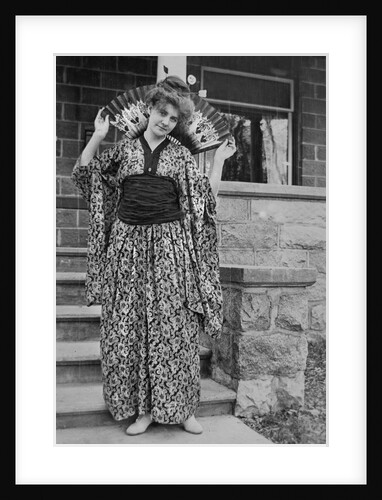 Young woman in Asian dress style portrait, ca. 1913. by Anonymous