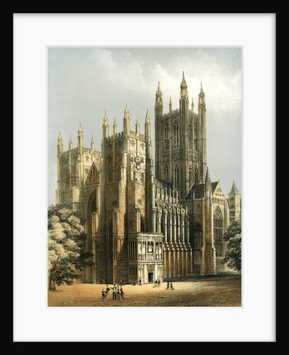 Canterbury Cathedral, Kent, c1870. Artist: WL Walton by Anonymous