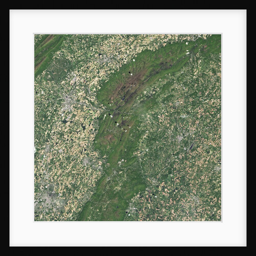 Satellite view of the Gettysburg Battlefield by Anonymous
