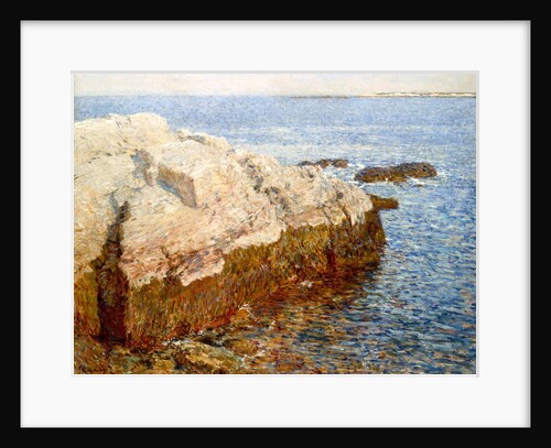 Cliff Rock â€“ Appledore (Isles of Shoals, Maine) by Childe Hassam