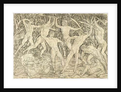 Battle of the Nudes by Antonio del Pollaiolo
