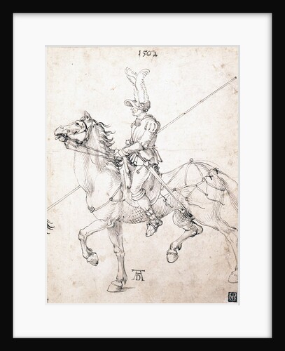 Lancer on Horseback by Albrecht Dürer