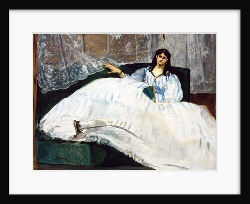 Woman with a Fan by Ã‰douard Manet by Anonymous