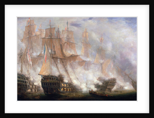 The Battle of Trafalgar by John Christian Schetky