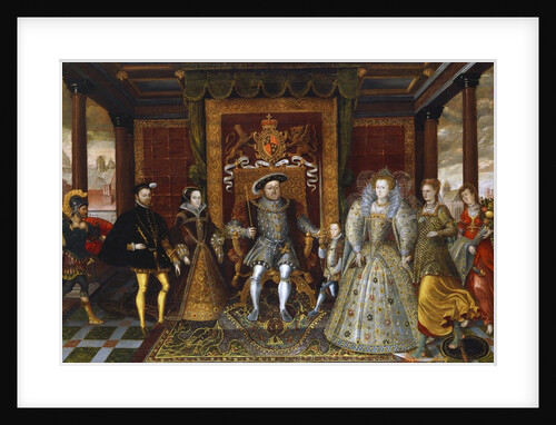 An Allegory of the Tudor Succession: The Family of Henry VIII by Anonymous