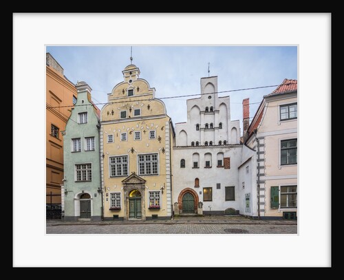View of typical houses known as Three Brothers by Anonymous