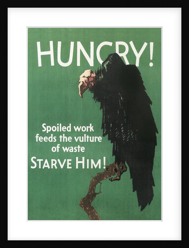 Hungry Vulture Poster by Anonymous