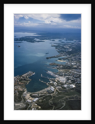 Guantanamo Bay, Cuba aerial by Anonymous