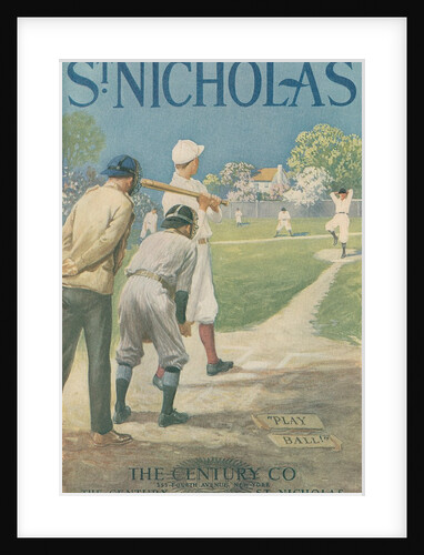St. Nicholas Baseball Poster by Anonymous