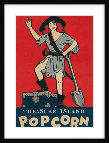 Treasure Island Popcorn Poster by Anonymous