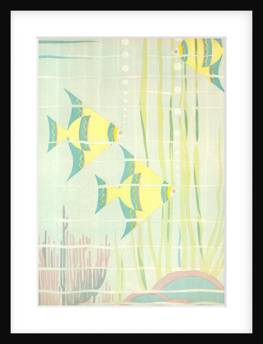 Angel Fish in Coral by Anonymous