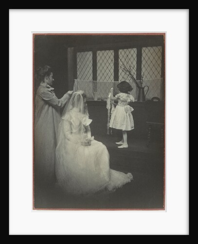 The Wedding: Of Gertrude Kasebier O'Malley, with Sister Hermione Turner and Flower Girl Marjorie Morrelli by Anonymous