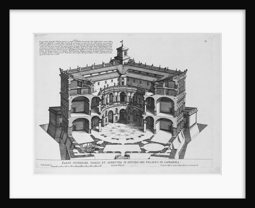 Palazzo di Caprarola: Li Giardini di Roma by Giovanni Battista Falda