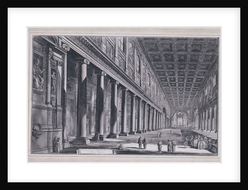 Interior of the Basilica of S. Maria Maggiore, Rome by Giovanni Battista Piranesi