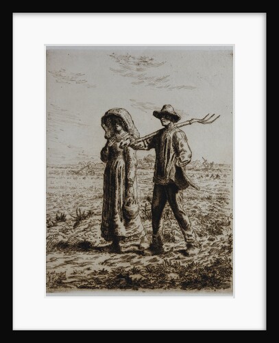 The Departure for Work by Jean-Francois Millet