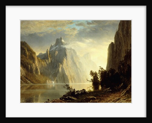 A Lake in the Sierra Nevada by Albert Bierstadt