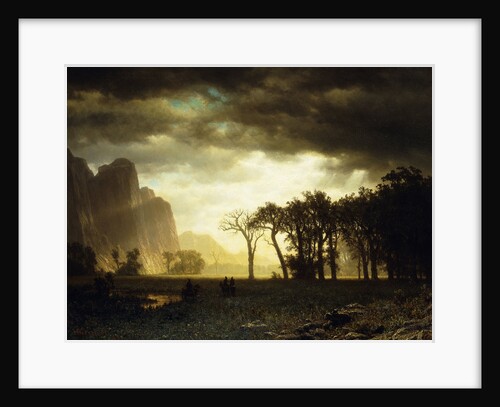 Passing Storm in Yosemite by Albert Bierstadt