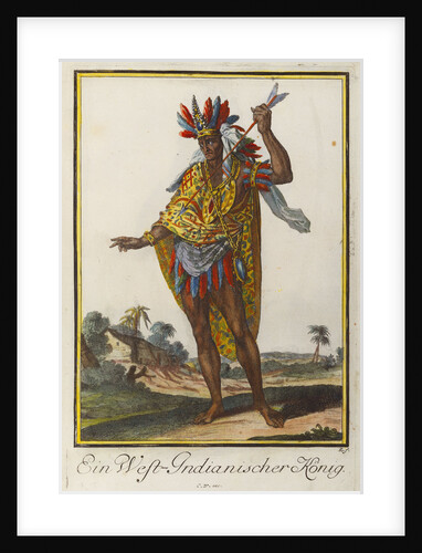 An Indian King by Christoph Weigel