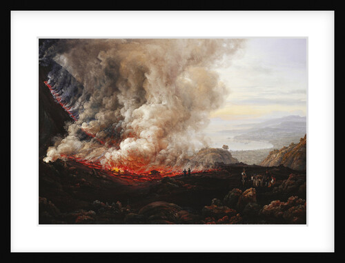 The Eruption of Vesuvius by Johan Christian Dahl