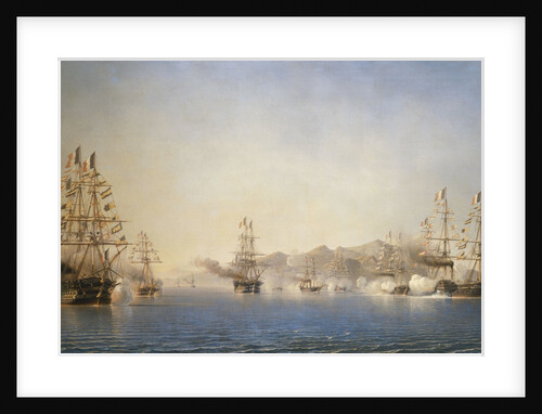 L'Arrivee sur la Rade de Toulon du Prince President (Napoleon III), le 27 September 1852 by Antoine-Leon Morel-Fatio