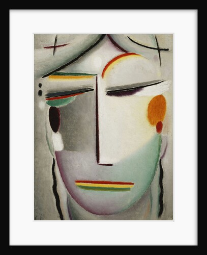 Heilandsgesicht: Remote King - Buddha II by Alexej Von Jawlensky