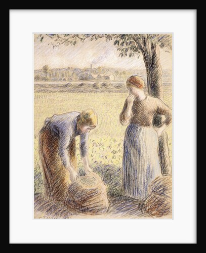 The Pickers by Camille Pissarro